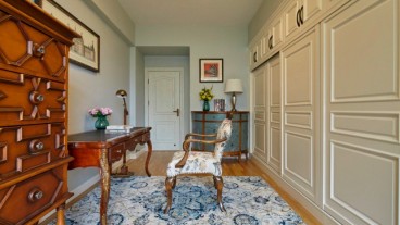 250㎡豪华典雅 充满了故事感美式书房效果图