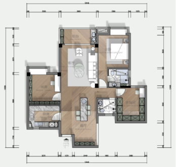 万华·金月湾北欧功能区效果图