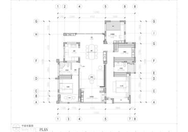 大都荟小区(公交站)日式功能区效果图