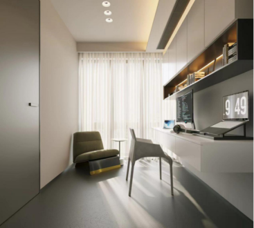 衢州贝林星月宸庐现代简约功能区效果图