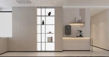 坡博二路现代简约功能区效果图