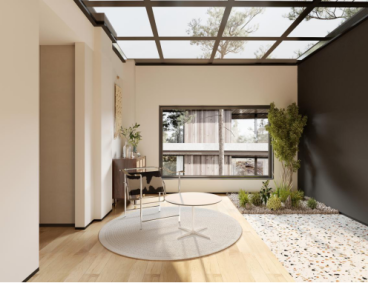 江山须江府现代简约功能区效果图