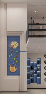 双大海棠香居现代轻奢功能区效果图